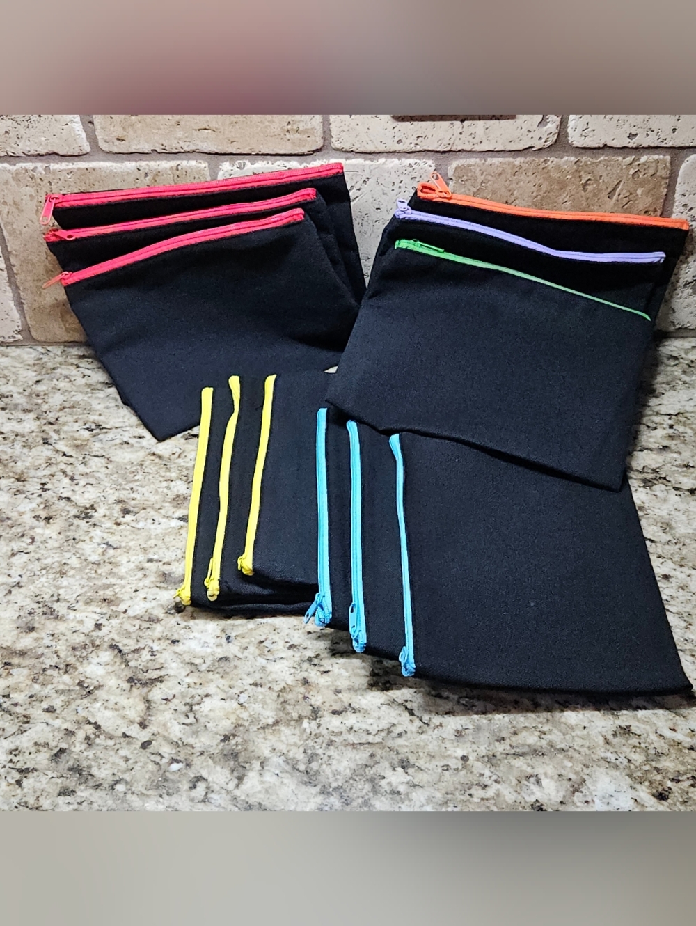 Set of 12 Zip Bags